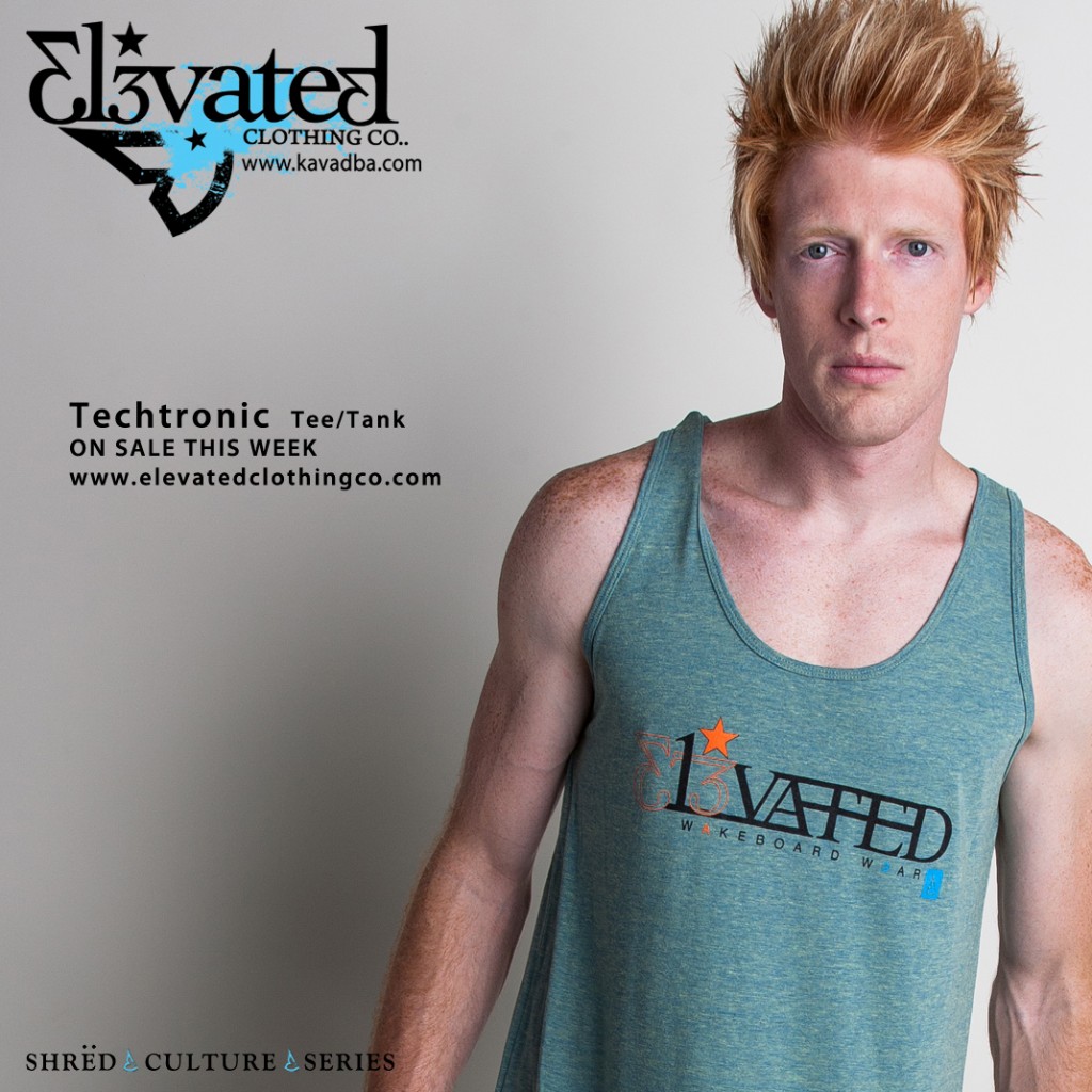 Wakeboard clothing Elevated Techtronic guys wakeboarding apparel brand