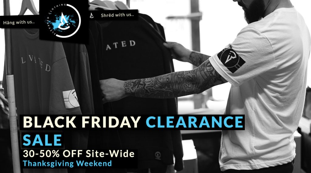 elevated clothing black friday clearance sale