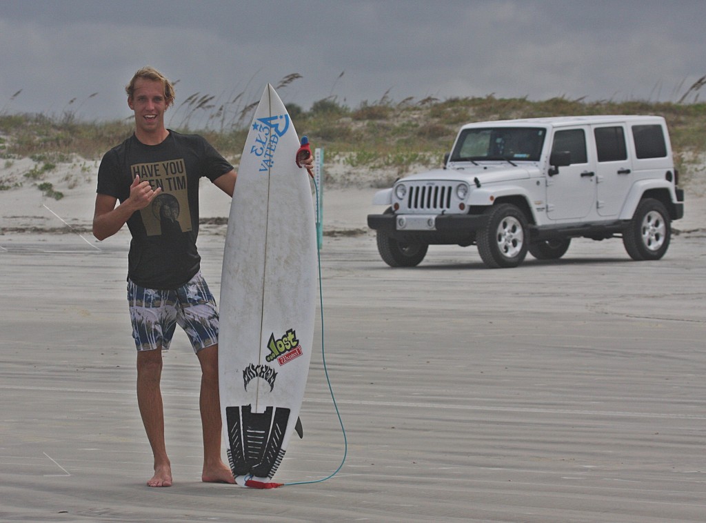 Elevated Surf Clothing brand Cole Taschman Surfer